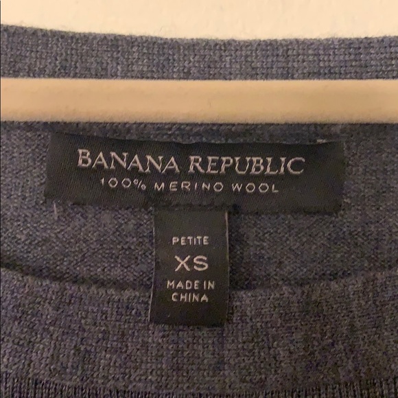 XS Petite 100% Merino wool top by Banana Republic - Picture 5 of 6